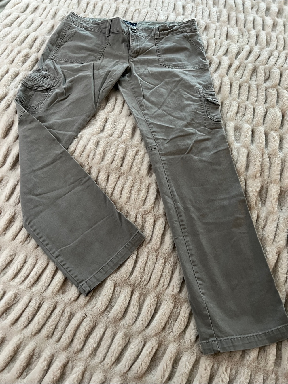 American Eagle Outfitters Men's Cargo Pants in Olive